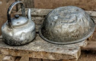 Rêver de bassine en cuivre